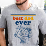 Best-Dad-Custom-Photo-Sketch-Line-Art-Vintage-Retro-Style-Personalized-Shirt-3