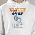 Best-Dad-Custom-Photo-Sketch-Line-Art-Vintage-Retro-Style-Personalized-Shirt-6