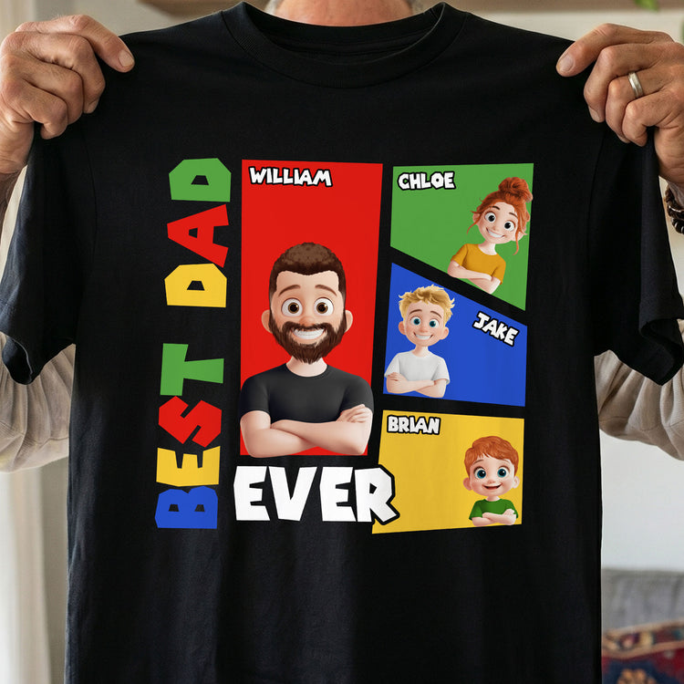 Best-Dad-Ever-Arcade-Theme-Personalized-Shirt-2