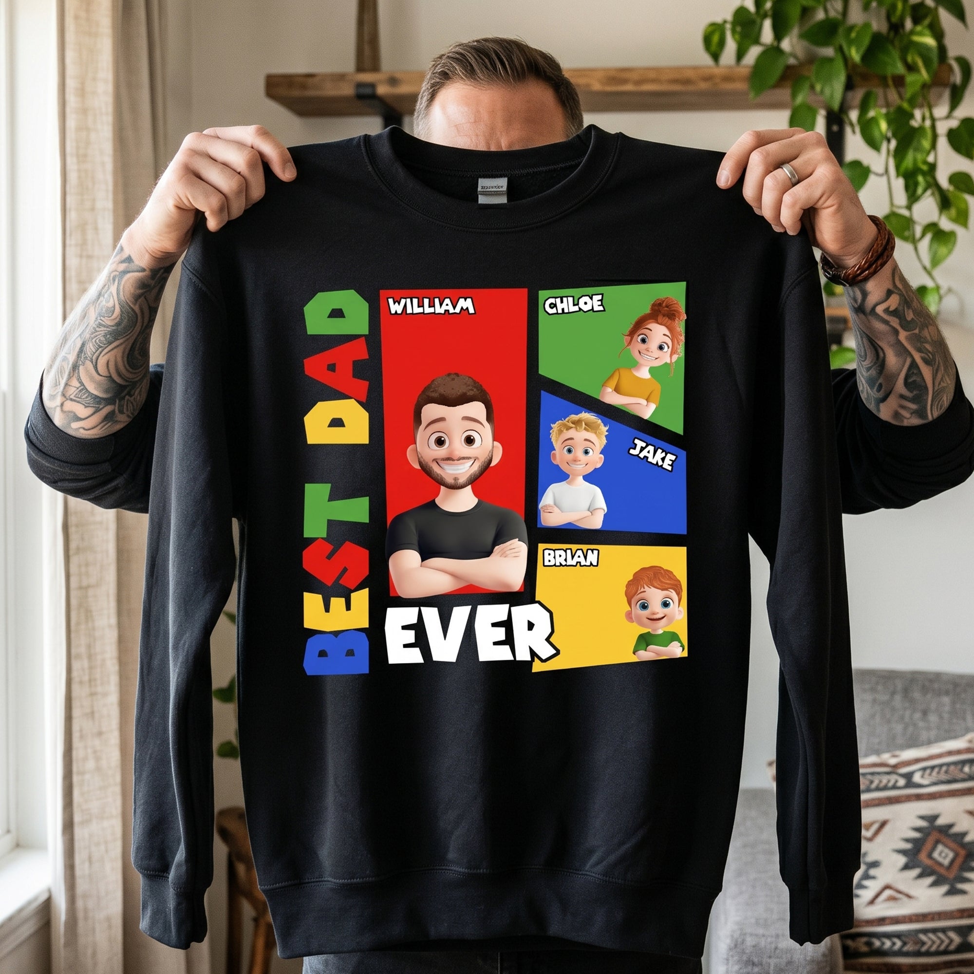 Best-Dad-Ever-Arcade-Theme-Personalized-Shirt-3