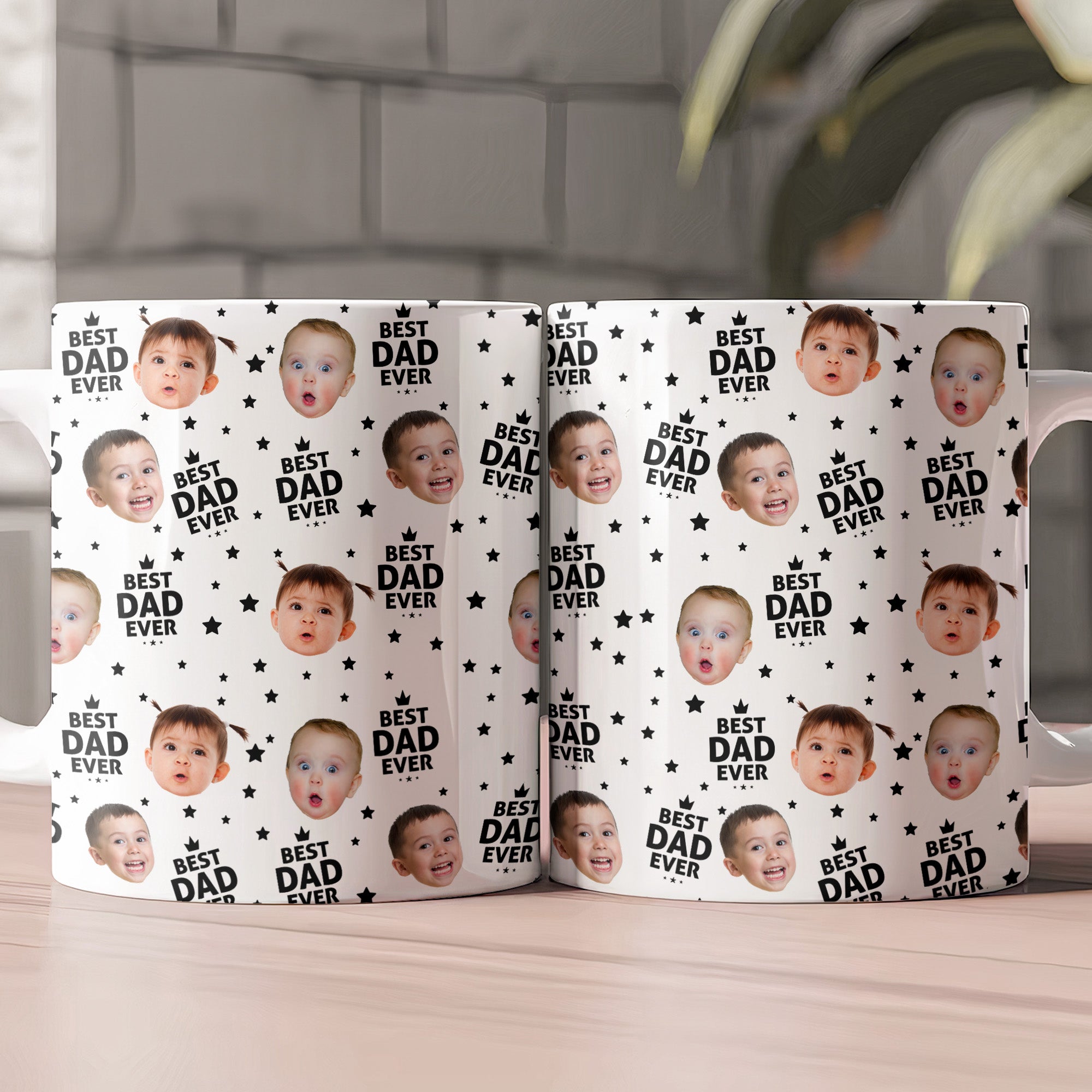 Best-Dad-Ever-Custom-Funny-Kid-Face-Fathers-Day-Gift-For-Dad-Husband-Grandpa-Personalized-Mug-2