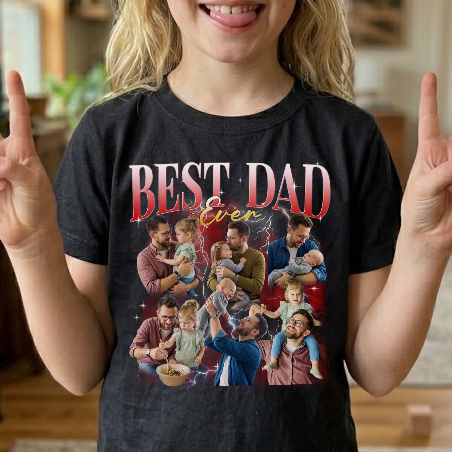 Best-Dad-Ever-Custom-Photo-Personalized-Shirt-3