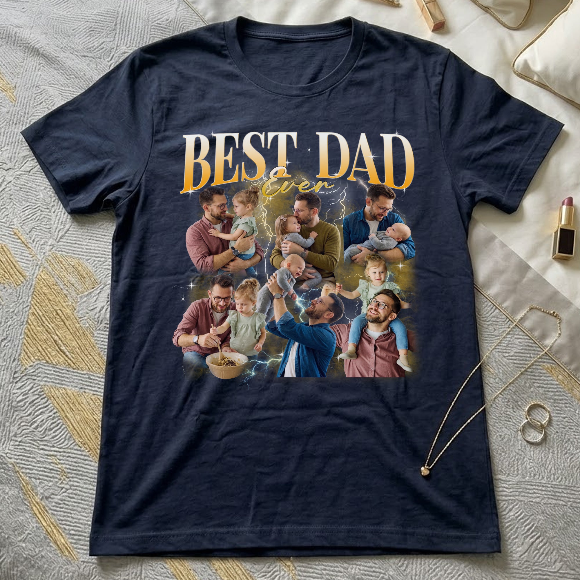 Best-Dad-Ever-Custom-Photo-Personalized-Shirt-4