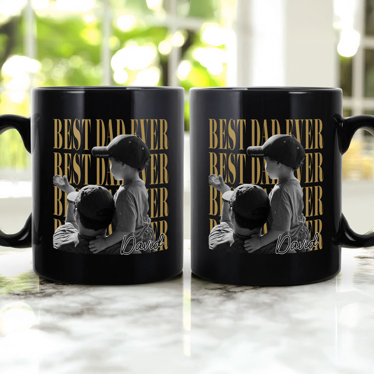 Best-Dad-Ever-Custom-Vintage-Photo-Personalized-Mug-2