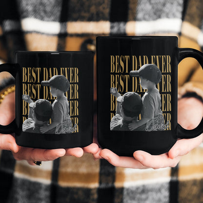Best-Dad-Ever-Custom-Vintage-Photo-Personalized-Mug-4