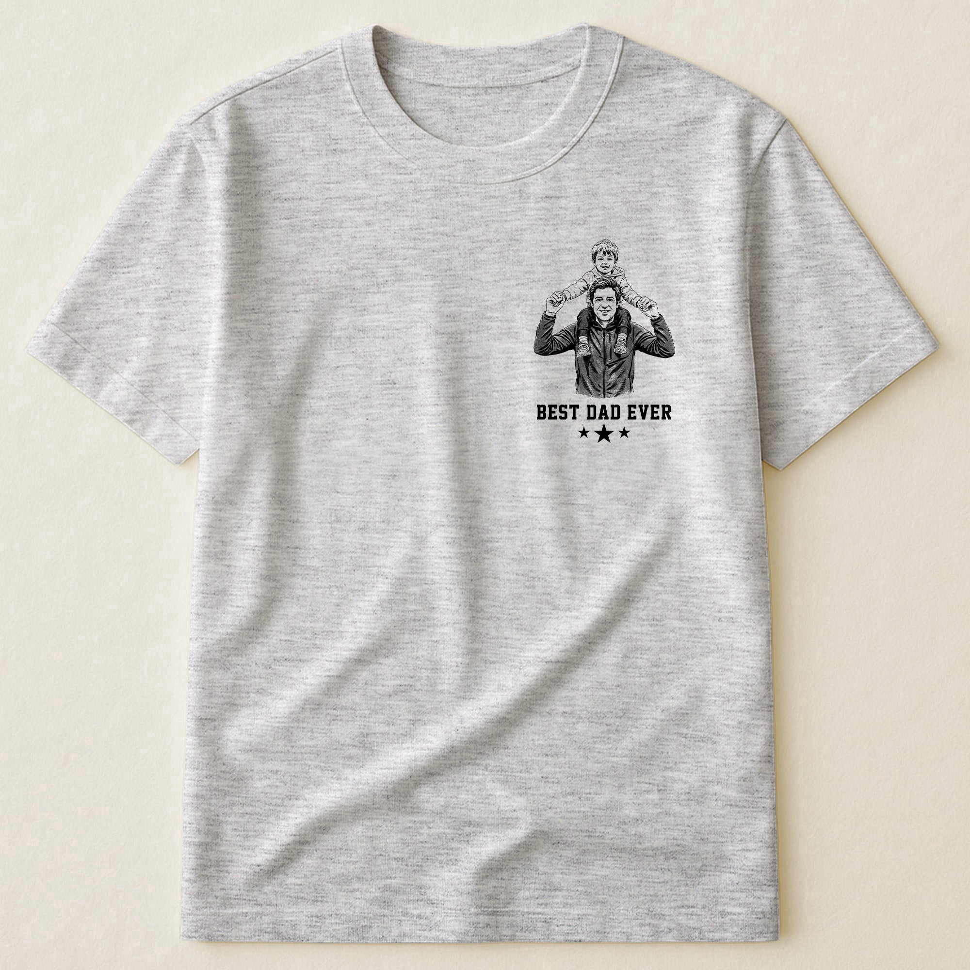 Best_Dad_Ever_Sketch_Line_Art_Fathers_Day_Gift_For_Dad_Husband_Personalized_Shirt_2