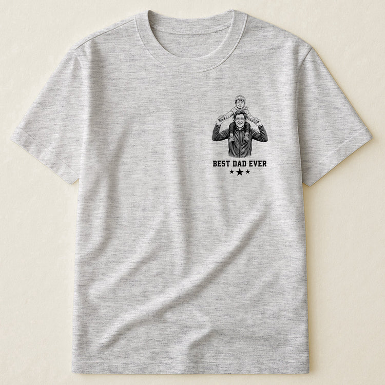 Best_Dad_Ever_Sketch_Line_Art_Fathers_Day_Gift_For_Dad_Husband_Personalized_Shirt_2