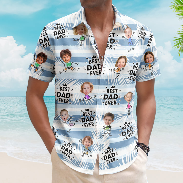 Best-Dad-Ever-Striped-Pattern-Fathers-Day-Gift-For-Dad-Husband-Personalized-Hawaiian-Shirt-1