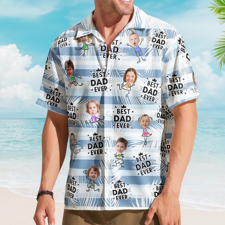 Best-Dad-Ever-Striped-Pattern-Fathers-Day-Gift-For-Dad-Husband-Personalized-Hawaiian-Shirt-3