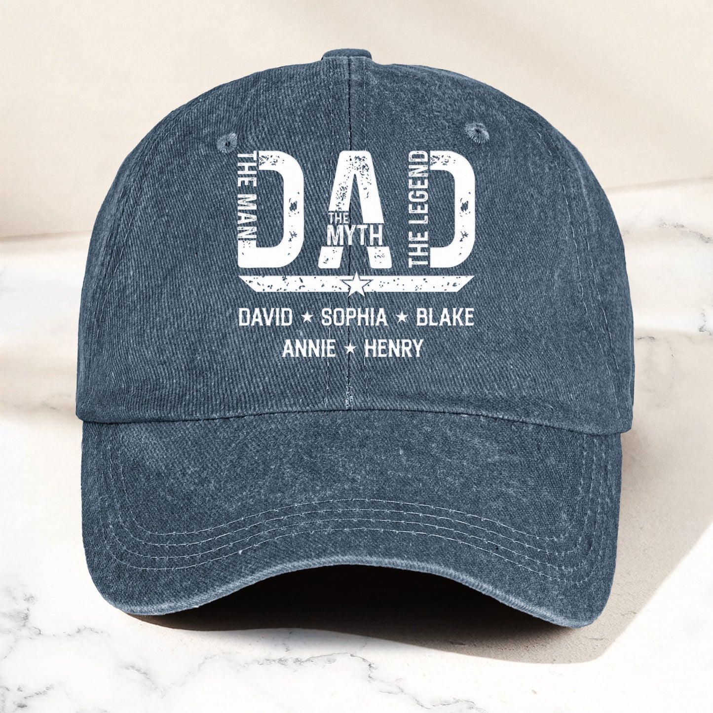 Best-Dad-Ever-The-Man,-The-Myth,-The-Legend--Personalized-Cap-2
