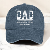 Best-Dad-Ever-The-Man,-The-Myth,-The-Legend--Personalized-Cap-2