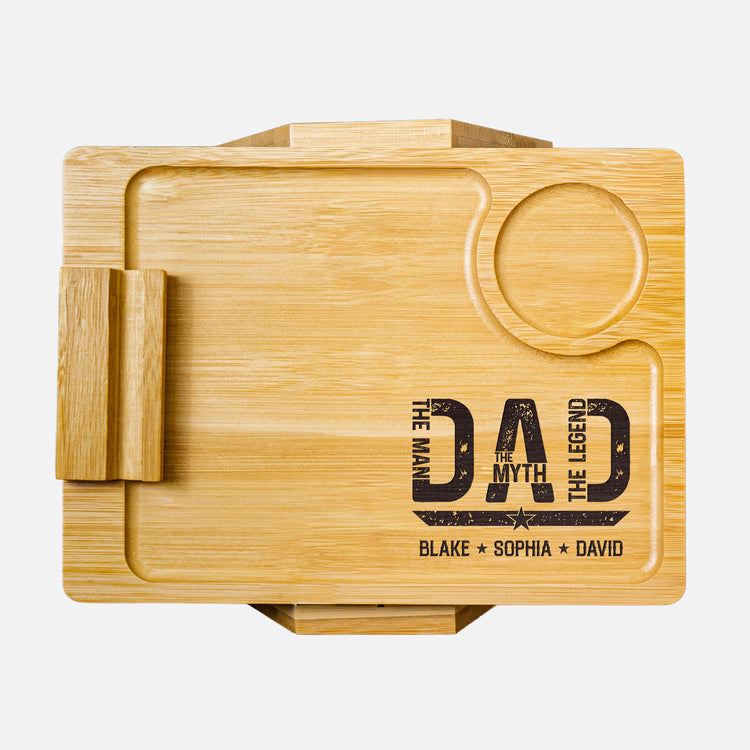 Best_Dad_Ever_The_Man_The_Myth_The_Legend_Personalized_Wooden_Couch_Arm_Table_2