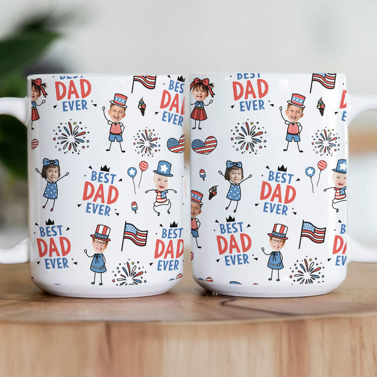 Best-Dad-Ever-USA-Flag-Personalized-Mug-3