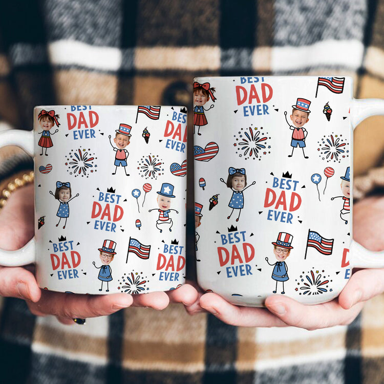 Best-Dad-Ever-USA-Flag-Personalized-Mug-4