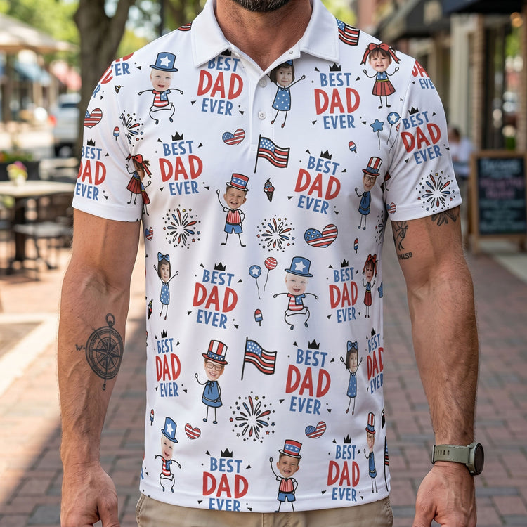 Best-Dad-Ever-USA-Flag-Personalized-Polo-Shirt-1