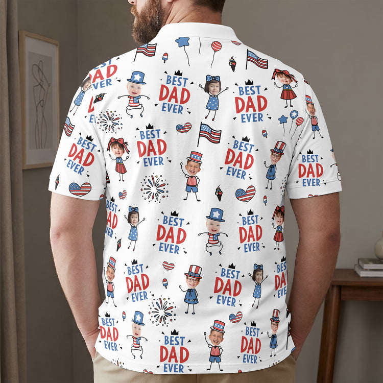 Best-Dad-Ever-USA-Flag-Personalized-Polo-Shirt-2