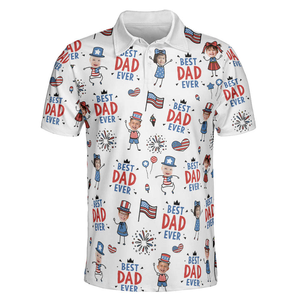 Best-Dad-Ever-USA-Flag-Personalized-Polo-Shirt-4