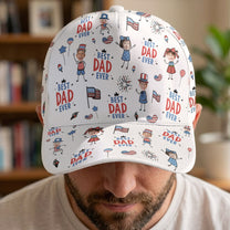 Best-Dad-Ever-Usa-Flag-Personalized-Cap-1