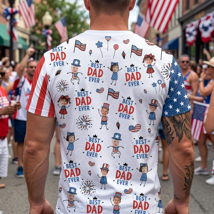 Best-Dad-Ever-Usa-Flag-Personalized-Shirt-2