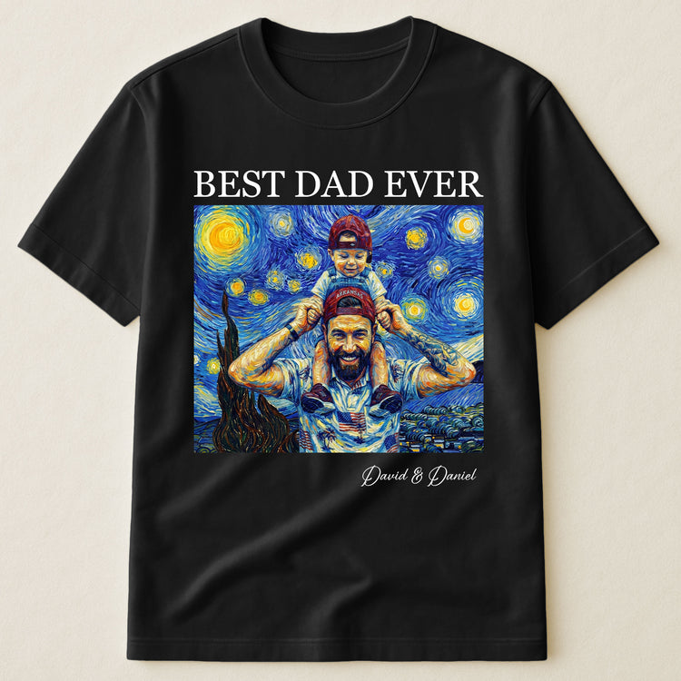 Best-Dad-Ever-Van-Gogh-Art-Fathers-Day-Gift-For-Dad-Husband-Grandpa-Personalized-Shirt-3