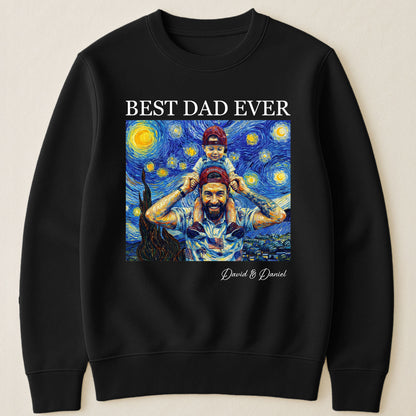 Best-Dad-Ever-Van-Gogh-Art-Fathers-Day-Gift-For-Dad-Husband-Grandpa-Personalized-Shirt-4