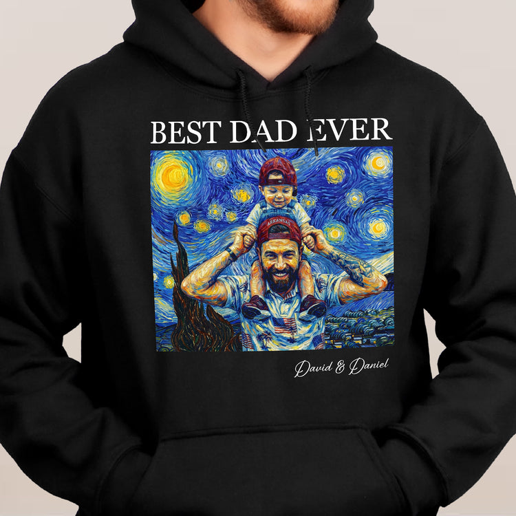 Best-Dad-Ever-Van-Gogh-Art-Fathers-Day-Gift-For-Dad-Husband-Grandpa-Personalized-Shirt-7