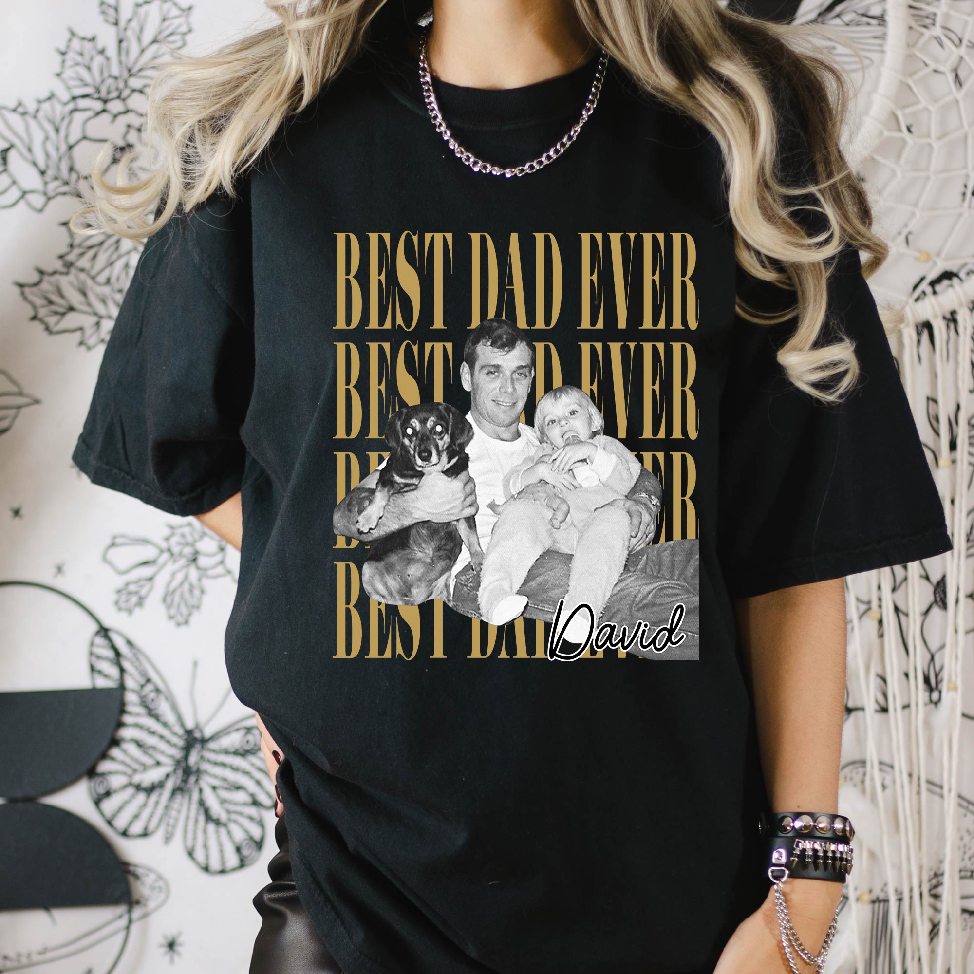 Best-Dad-Ever-Vintage-Photo-Personalized-Shirt-4