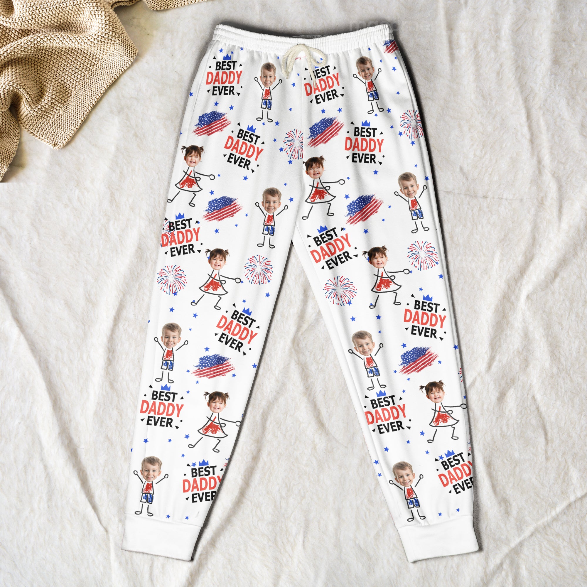Best-Dad-Grandpa-Ever-Custom-Photo-Personalized-Lounge-Pants-5