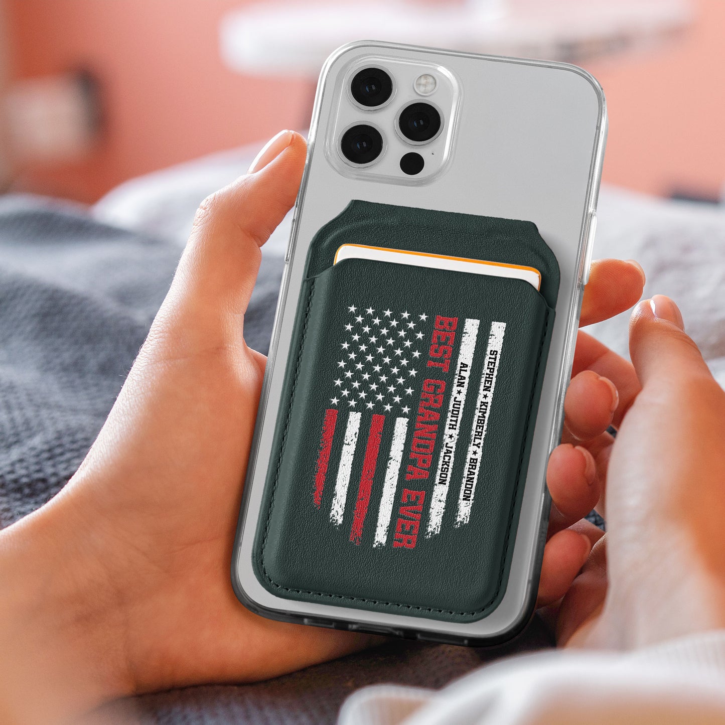 Best-Dad,-Grandpa,-Papa-Ever-Us-Flag-Personalized-Wallet-Compatible-With-Magsafe-7