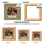 Best-Friend-Custom-Photo-Christmas-Gifts-For-Bestie,-Sister-Vintage-Stripe-Personalized-Ornament
