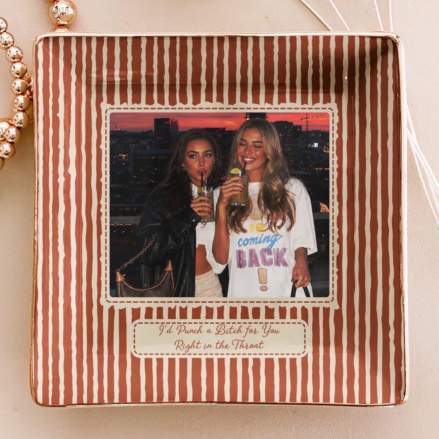 Best-Friend-Photo-Trinket-Tray-Birthday-Gifts-For-Bestie,-Sister-Vintage-Stripe-Personalized-Jewelry-Dish-3
