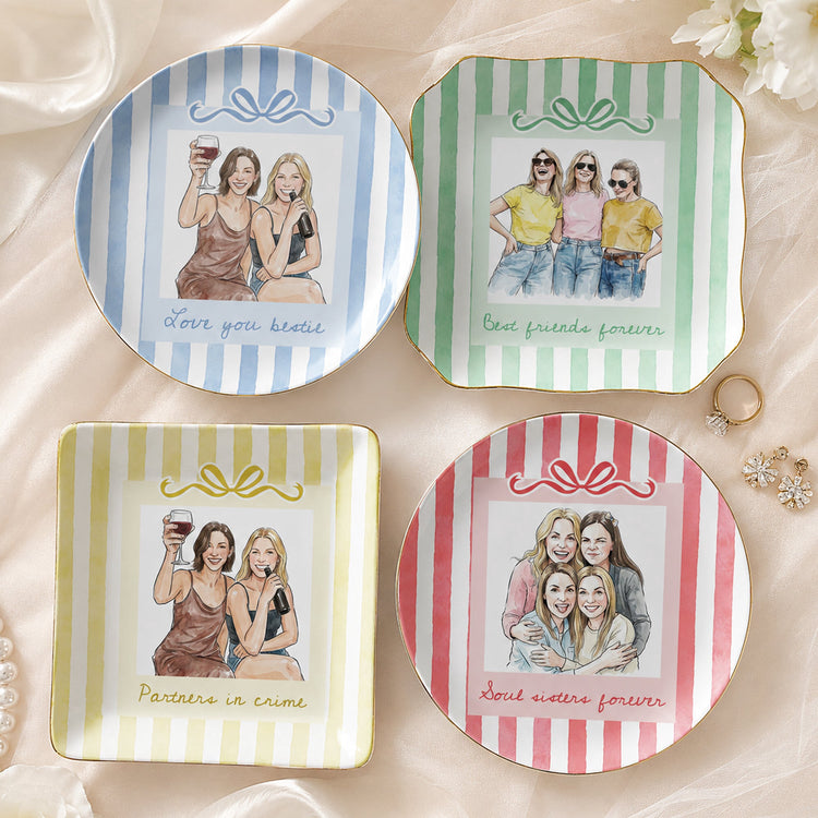 Best_Friends_Custom_Photo_Watercolor_Art_Friendship_Gift_Thank_You_Gift_For_Her_Personalized_Jewelry_Dish_2