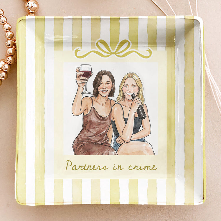 Best_Friends_Custom_Photo_Watercolor_Art_Friendship_Gift_Thank_You_Gift_For_Her_Personalized_Jewelry_Dish_4