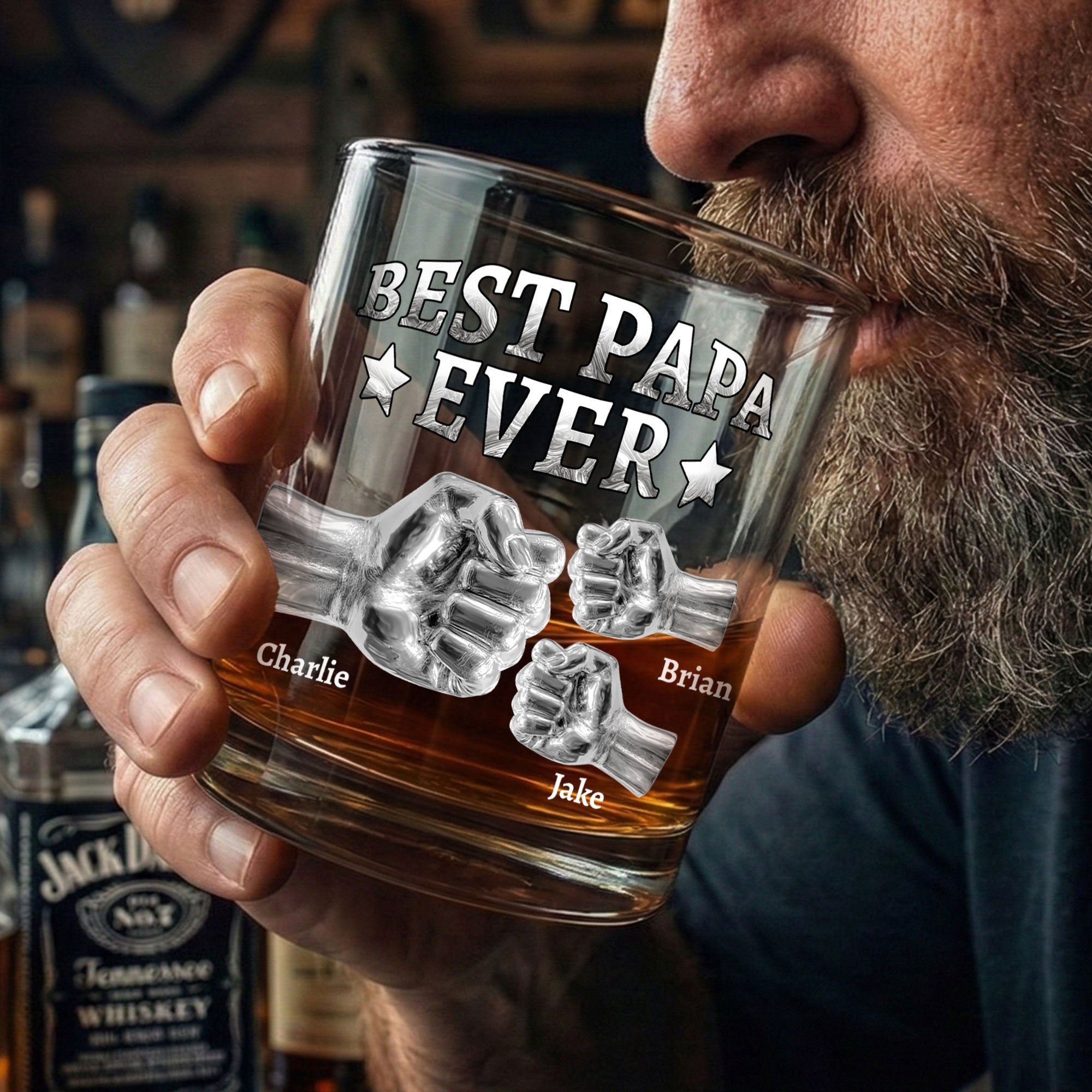 Best-Papa-Ever-Fist-Bump-Personalized-Whiskey-Glass-2
