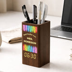 Best-Teacher-Ever--Personalized-Pen-Holder-With-Clock-2