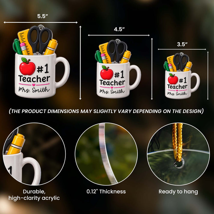 Best-Teacher-Mug-Personalized-Ornament