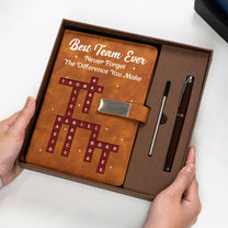 Best-Team-Ever-Custom-Crossword-Puzzle-Exchange-Gifts,-Bulk-Office-Gifts-For-Coworkers-Personalized-Notebook-Set-3