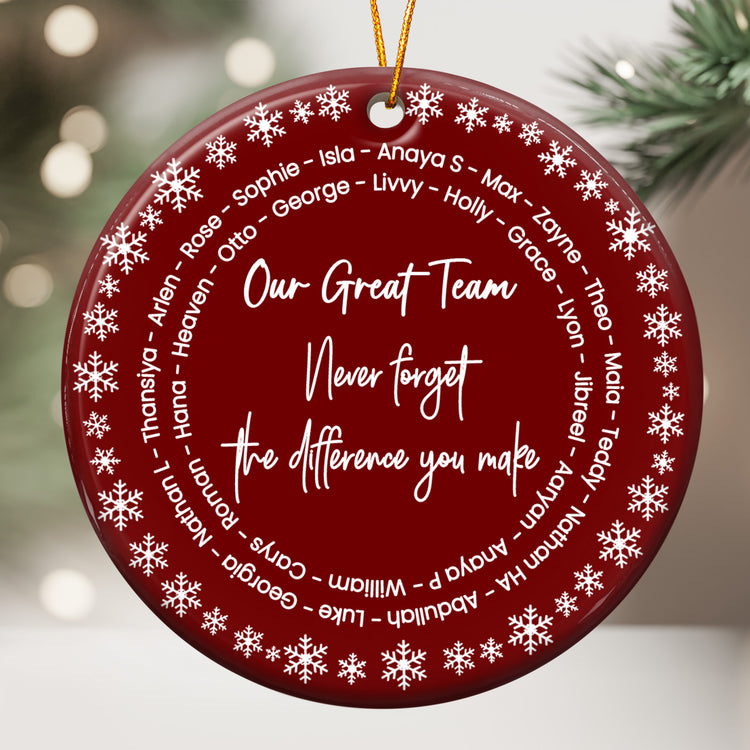 Best-Team-Ever-Custom-Name-Word-Wreath,-Bulk-Gifts-For-Coworkers,-Team-Personalized-Ornament-1