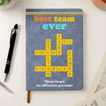 Best-Team-Ever-Never-Forget-The-Difference-You-Make-Scrabble-Vintage-Style-Personalized-Journal-2