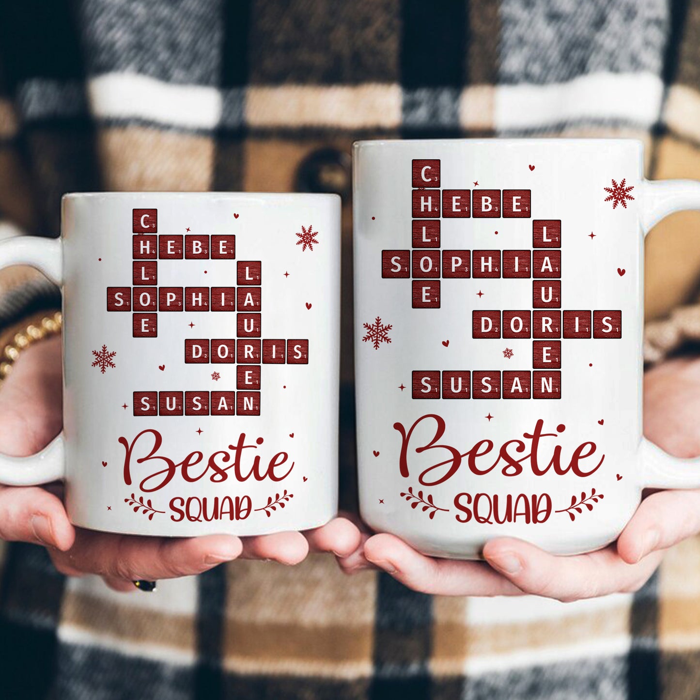 Bestie Squad Scrabble - Personalized Mug
