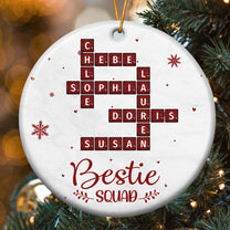 Bestie Squads - Personalized Ceramic Ornament