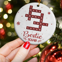 Bestie Squads - Personalized Ceramic Ornament