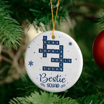 Bestie Squads - Personalized Ceramic Ornament