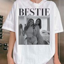 Bestie - Vintage Version - Personalized Photo Comfort Tee