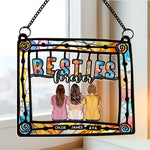 Besties Being Together - Personalized Window Hanging Suncatcher Ornament