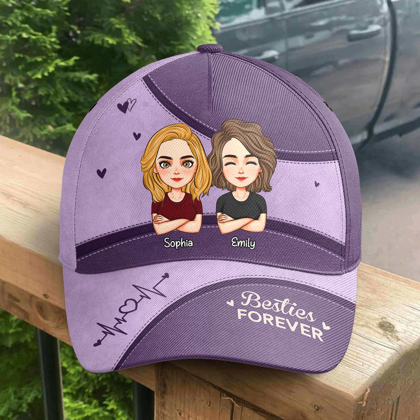 Besties Forever - Personalized Classic Cap