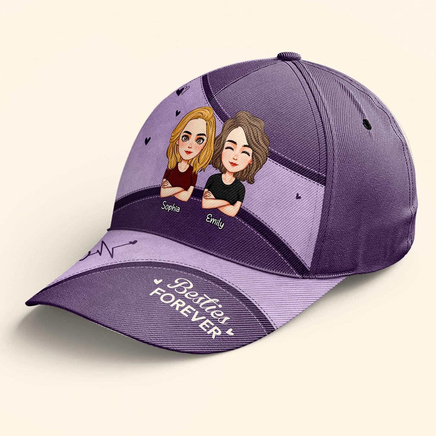 Besties Forever - Personalized Classic Cap