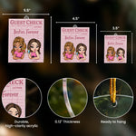Besties Forever Guest Check Style - Personalized Acrylic Ornament