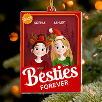 Besties Forever - Personalized Acrylic Ornament