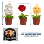 Besties Forever - Personalized Crochet Flower Lamp